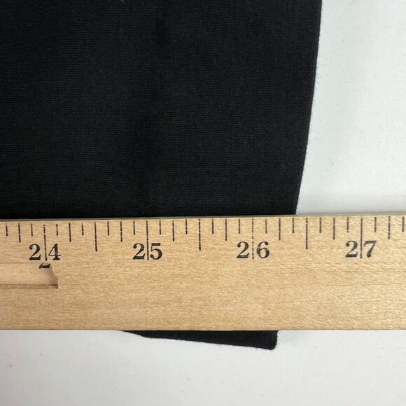 Spanx Super Smooth Pants Women's 34x26* Ponte Flare Crop Front Seam Black Tag 1X - Picture 11 of 16